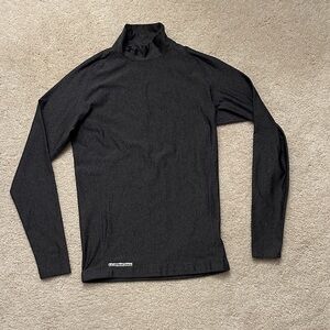 Dark grey under armour Cold Gear compression Sleeve Turtleneck Top